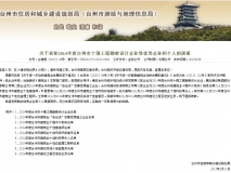 2014年度台州市建筑业十佳总监理工程师