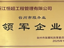 台州市服务业领军企业